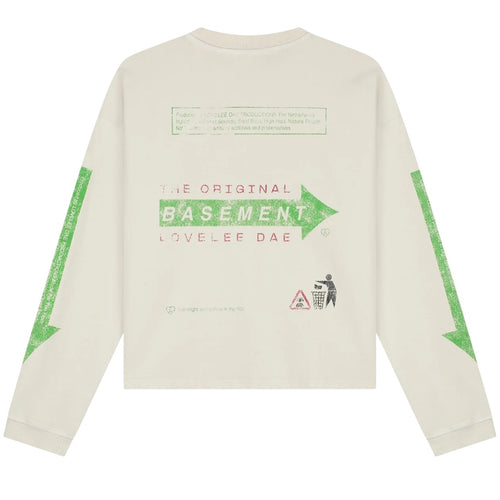 Lovelee Dae Frankie Basement Longsleeve T-shirt Offwhite