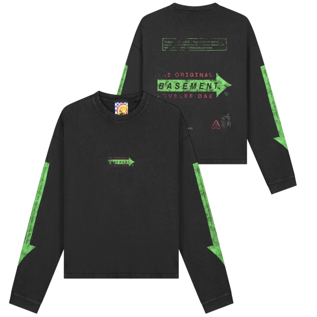 Lovelee Dae Frankie Basement Longsleeve T-shirt Schwarz