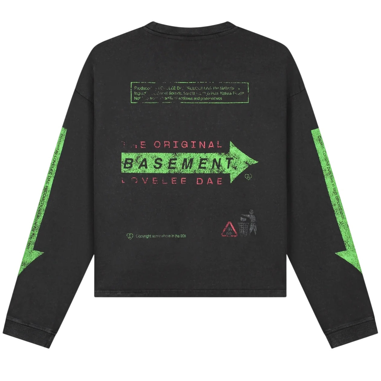 Lovelee Dae Frankie Basement Longsleeve T-shirt Schwarz
