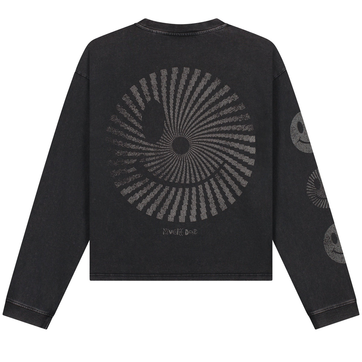 Lovelee Dae Frankie Clash Langarm-T-shirt Schwarz