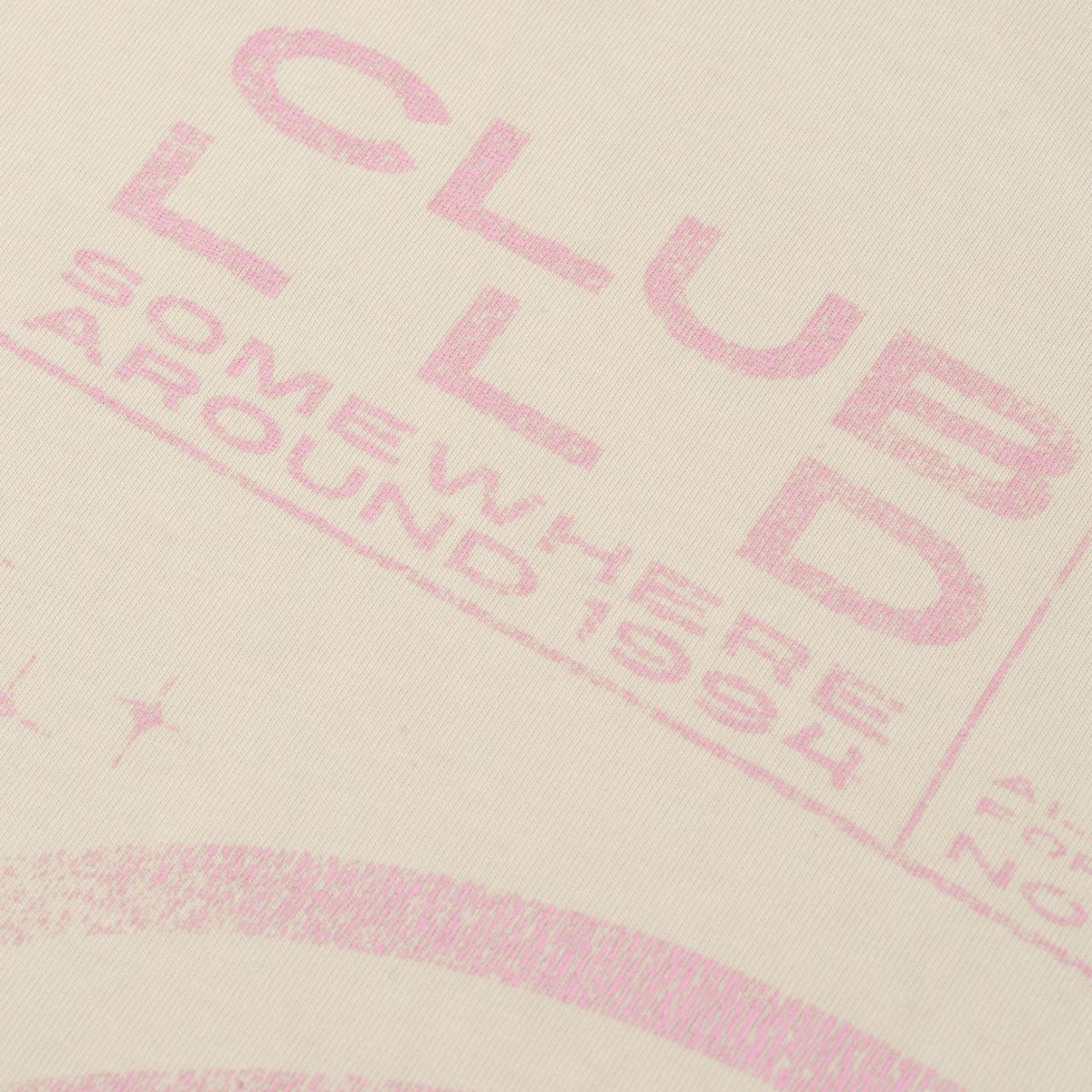 Lovelee Dae Frankie Club LLD Langarm-T-shirt Offwhite