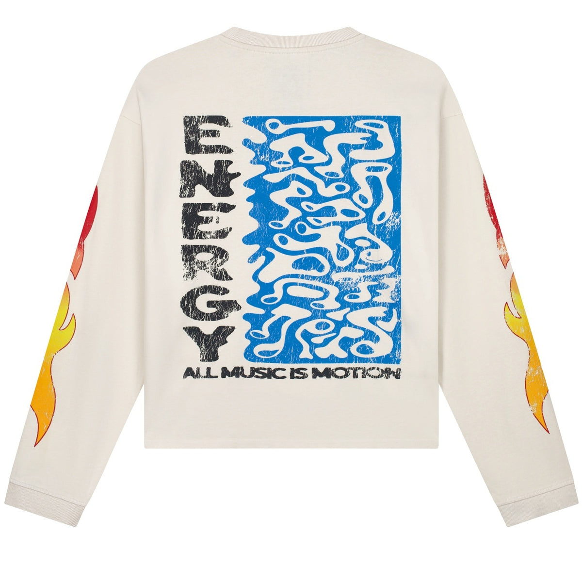 Lovelee Dae Frankie Energy Langarm-T-shirt Offwhite
