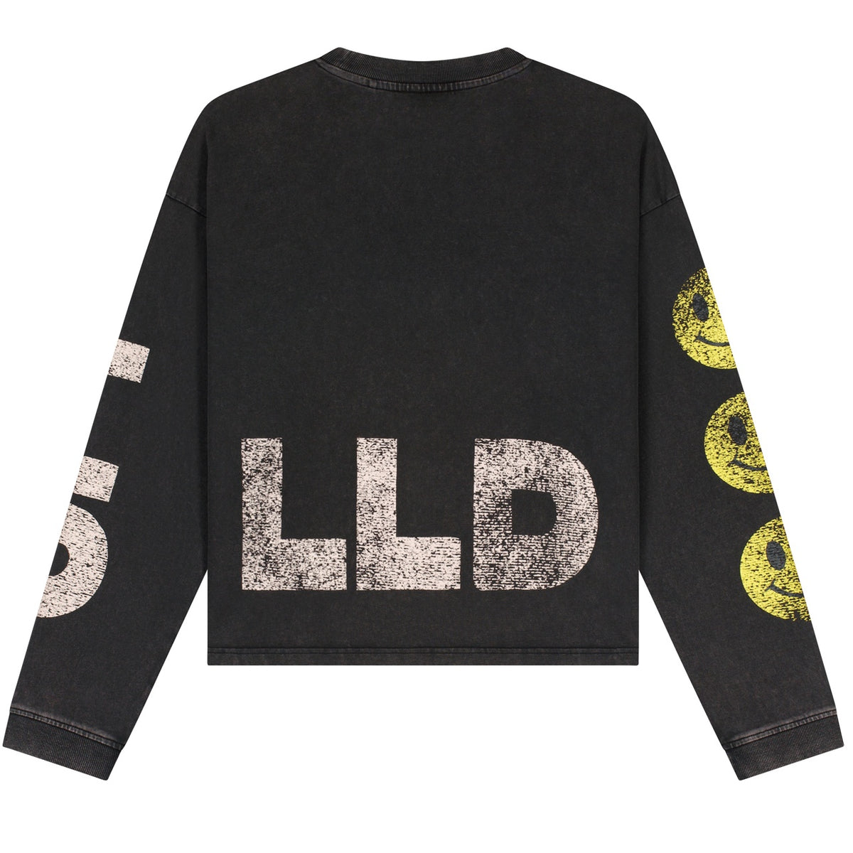 Lovelee Dae Frankie LLD Smile Langarm-T-shirt Schwarz