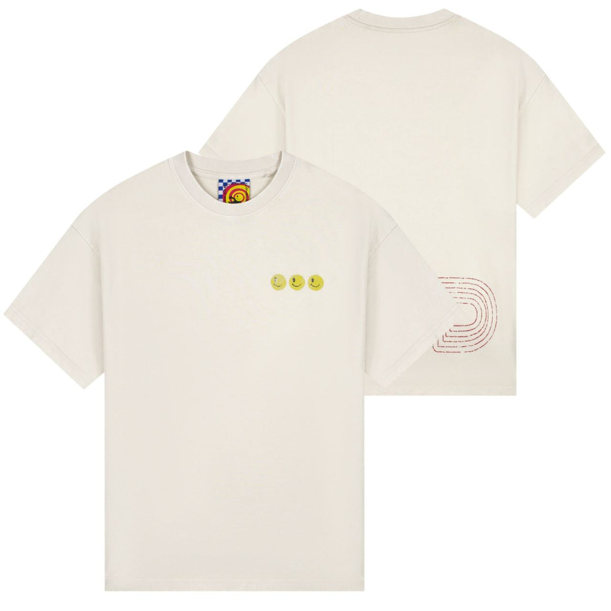 Lovelee Dae Frankie LLD Smile T-shirt Offwhite