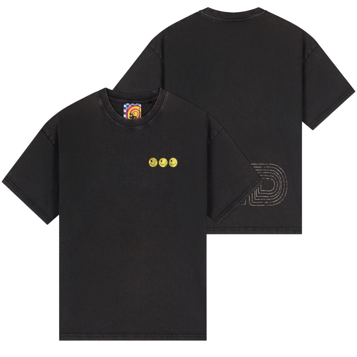 Lovelee Dae Frankie LLD Smile T-shirt Schwarz