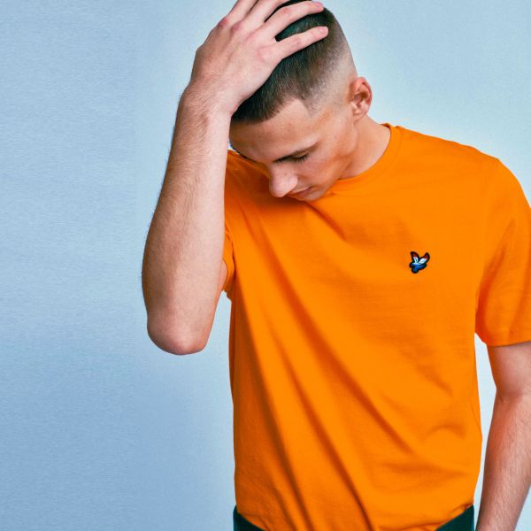Lyle & Scott Flag Eagle T-shirt Oranje