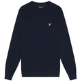 Lyle & Scott Cotton Crewneck Sweater Navy
