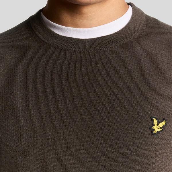 Lyle & Scott Cotton Merino Sweater Bruin