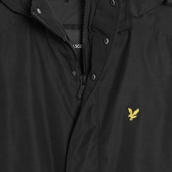 Lyle & Scott Membrane Parka Zwart