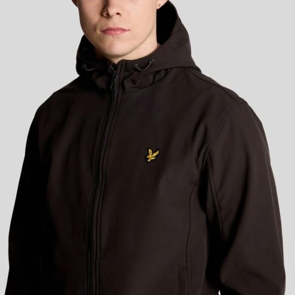 Lyle & Scott Mesh Back Softshell Jack Antraciet