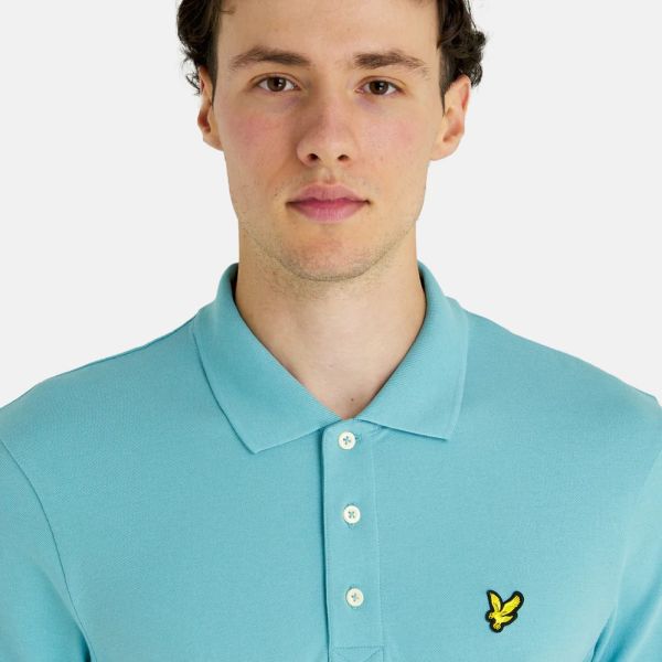 Lyle & Scott Plain Polo Blauw