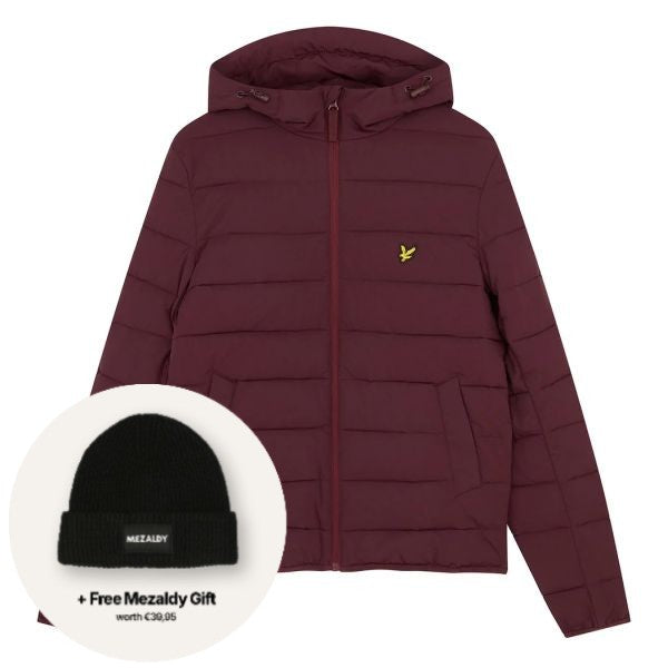 Lyle & Scott Steppjacke Bordeaux