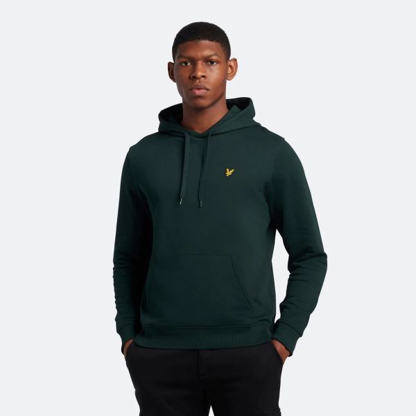 lyle & scott pullover hoodie donker groen