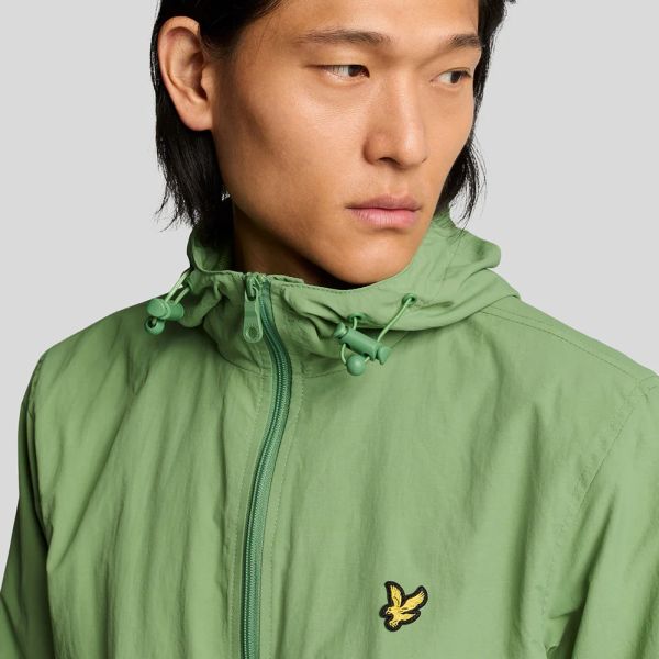 Lyle & Scott Zip Through Hooded Jack Groen