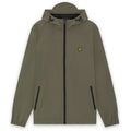 Lyle & Scott Contrast Zip Through Jacke Dunkelgrün
