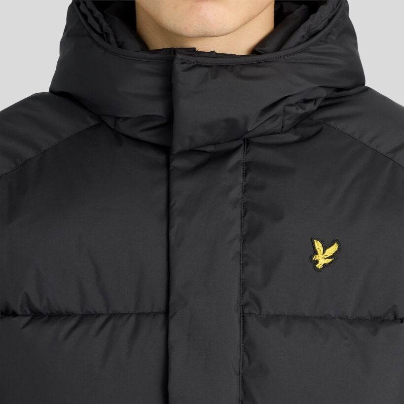 Lyle & Scott Kapuzen-Pufferjacke Schwarz