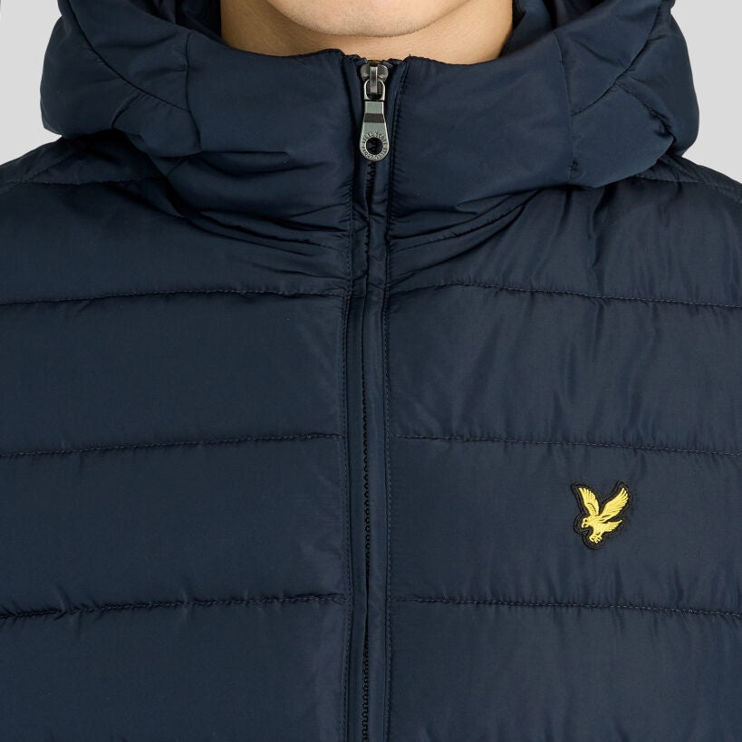 Lyle & Scott Hooded Quilted Jacke Marine