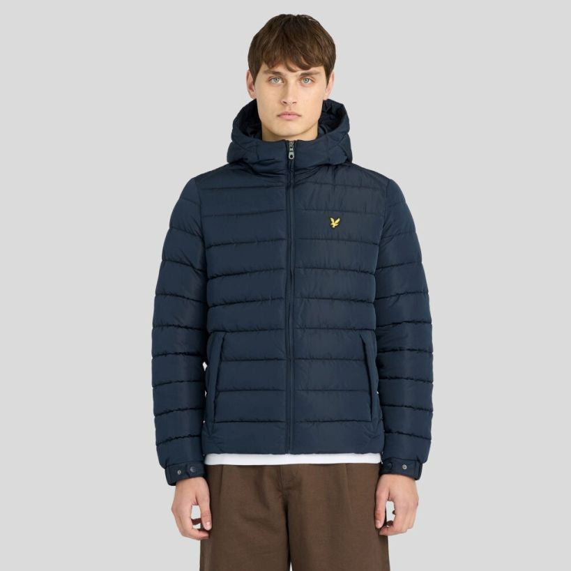Lyle & Scott Hooded Quilted Jacke Marine