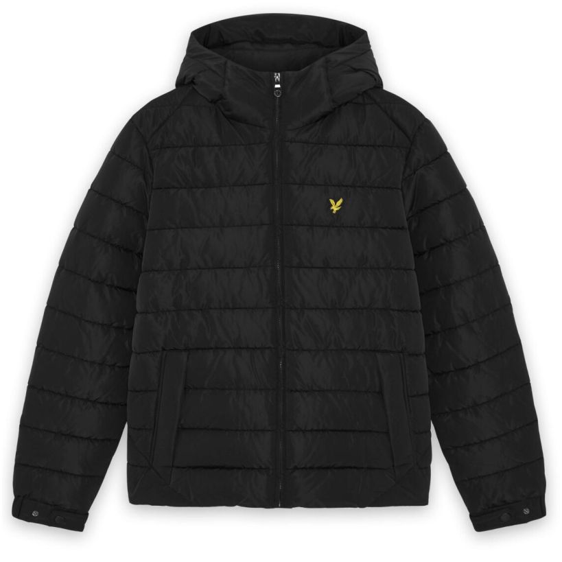 Lyle & Scott Hooded Quilted Jacke Schwarz