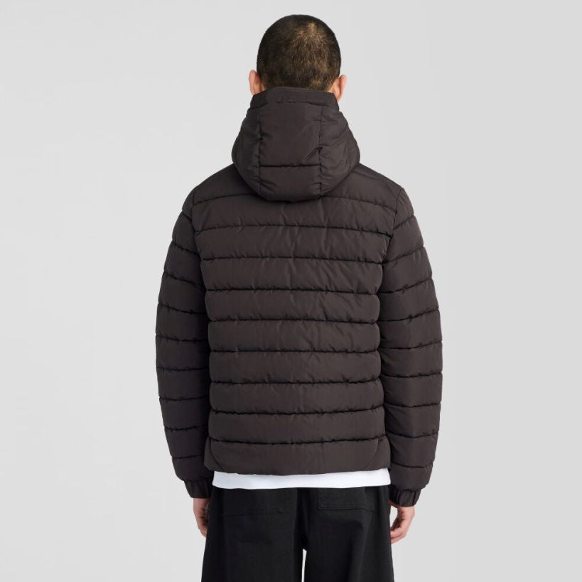 Lyle & Scott Hooded Quilted Jacke Schwarz