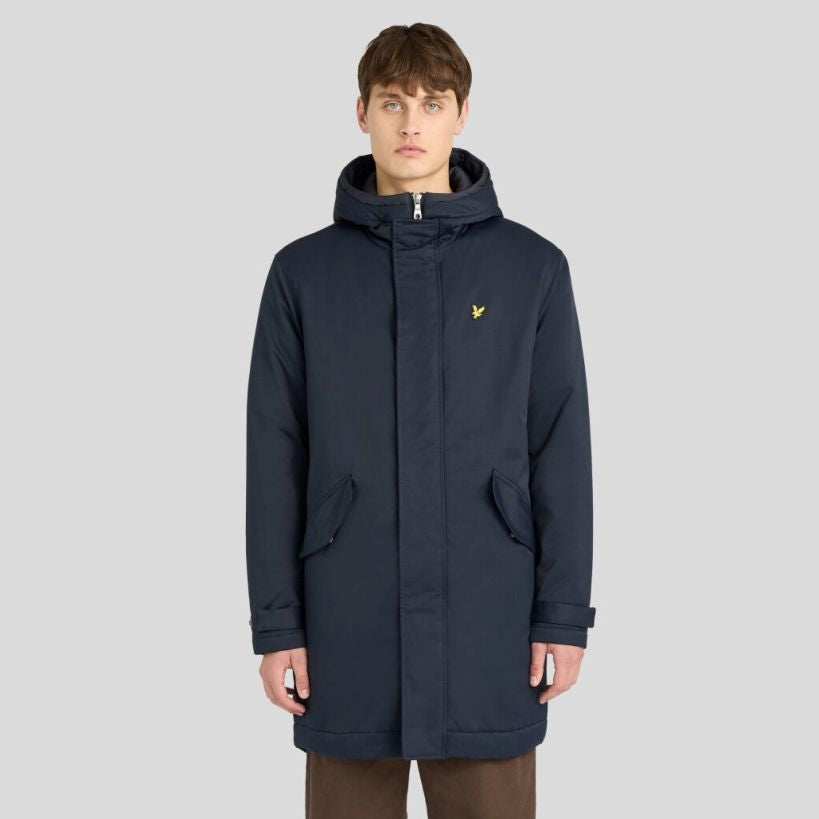 Lyle & Scott Padded Fishtail Parka Marine