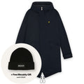 Lyle & Scott Padded Fishtail Parka Marine