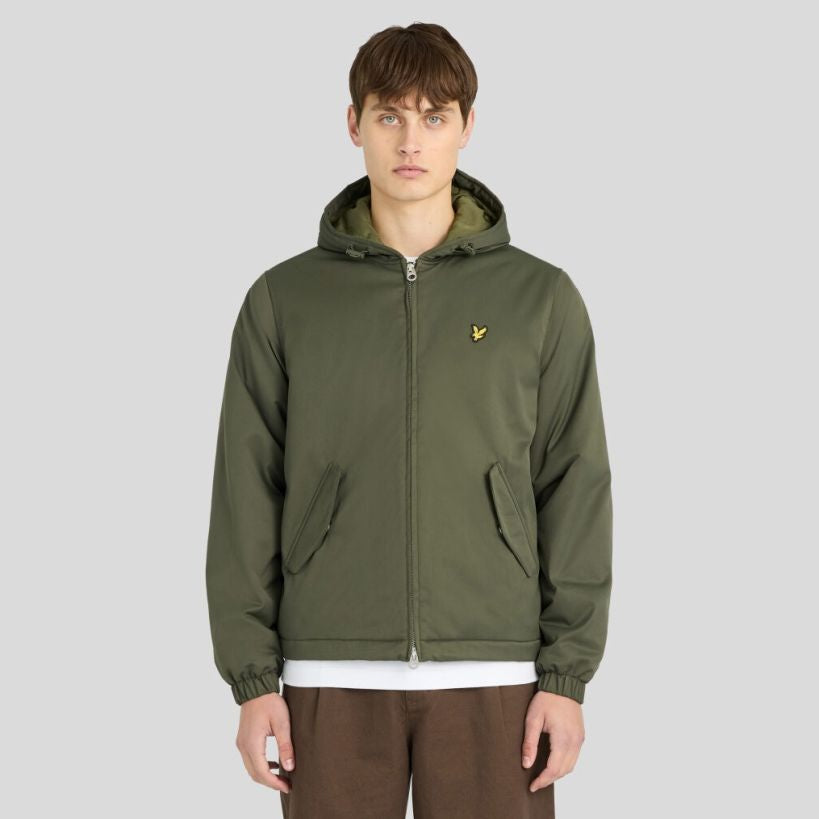 Lyle & Scott Padded Zip Through Jacke Dunkelgrün