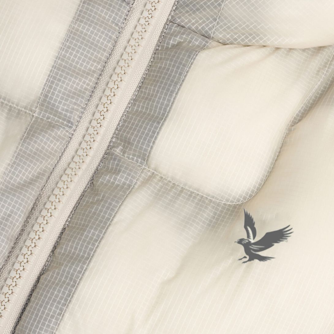 Lyle & Scott Translucent Puffer Offwhite