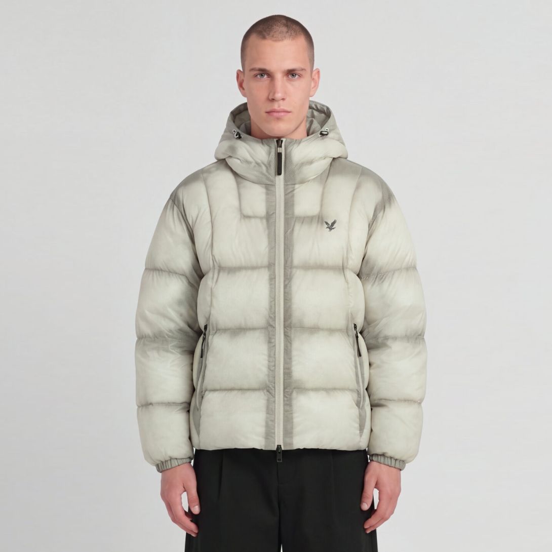 Lyle & Scott Translucent Puffer Offwhite
