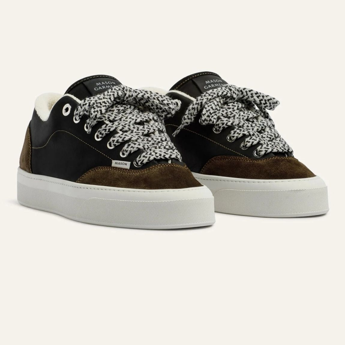 Mason Garments Atlantis Originale 21D Sneaker Schwarz/Dunkelgrün