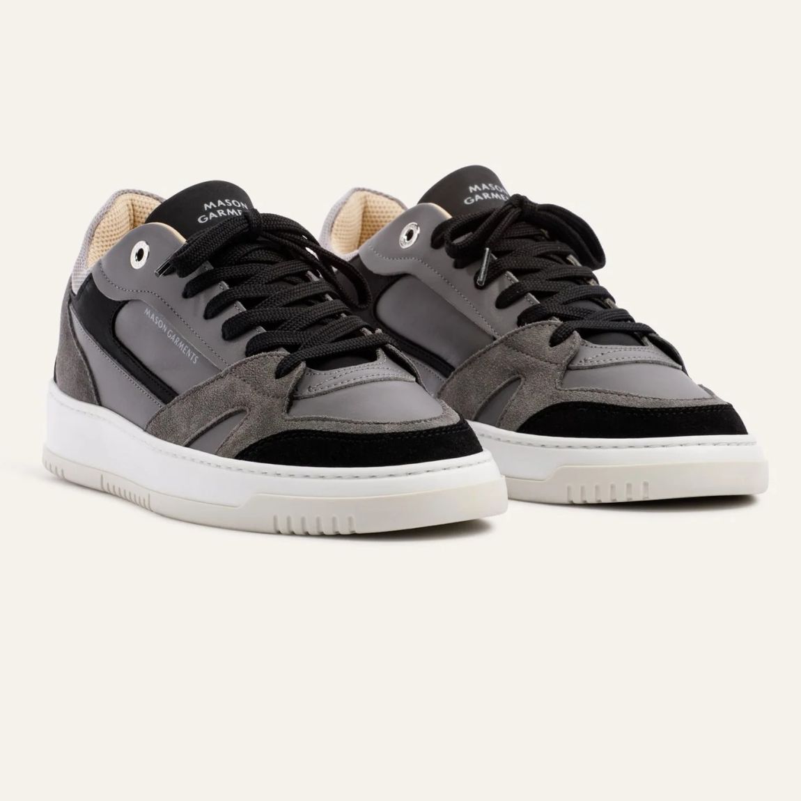 Mason Garments Matera Originale 12B Sneaker Grau/Schwarz