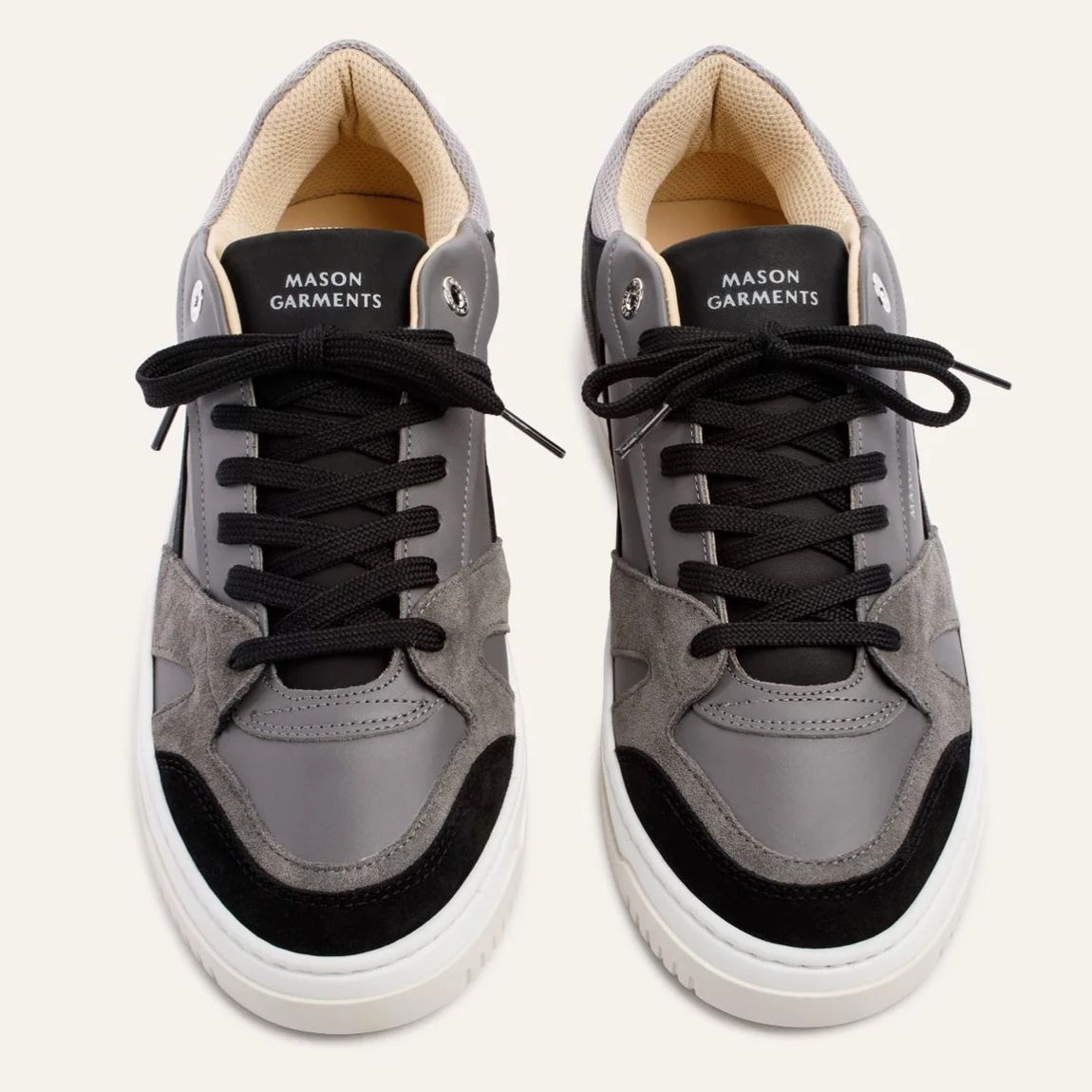 Mason Garments Matera Originale 12B Sneaker Grau/Schwarz