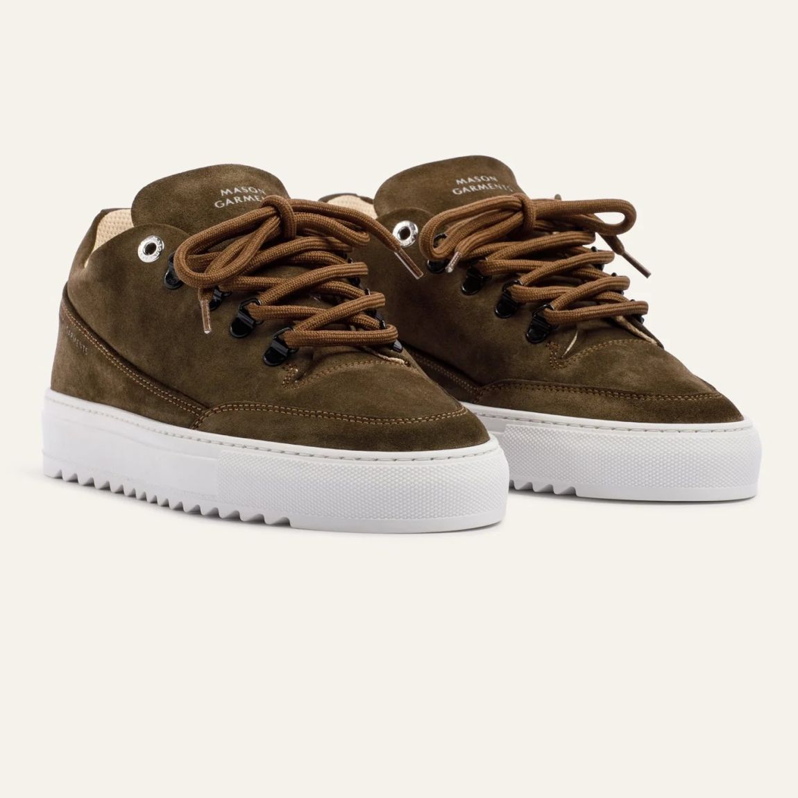 Mason Garments Torino Colorato 15D Sneaker Dunkelgrün