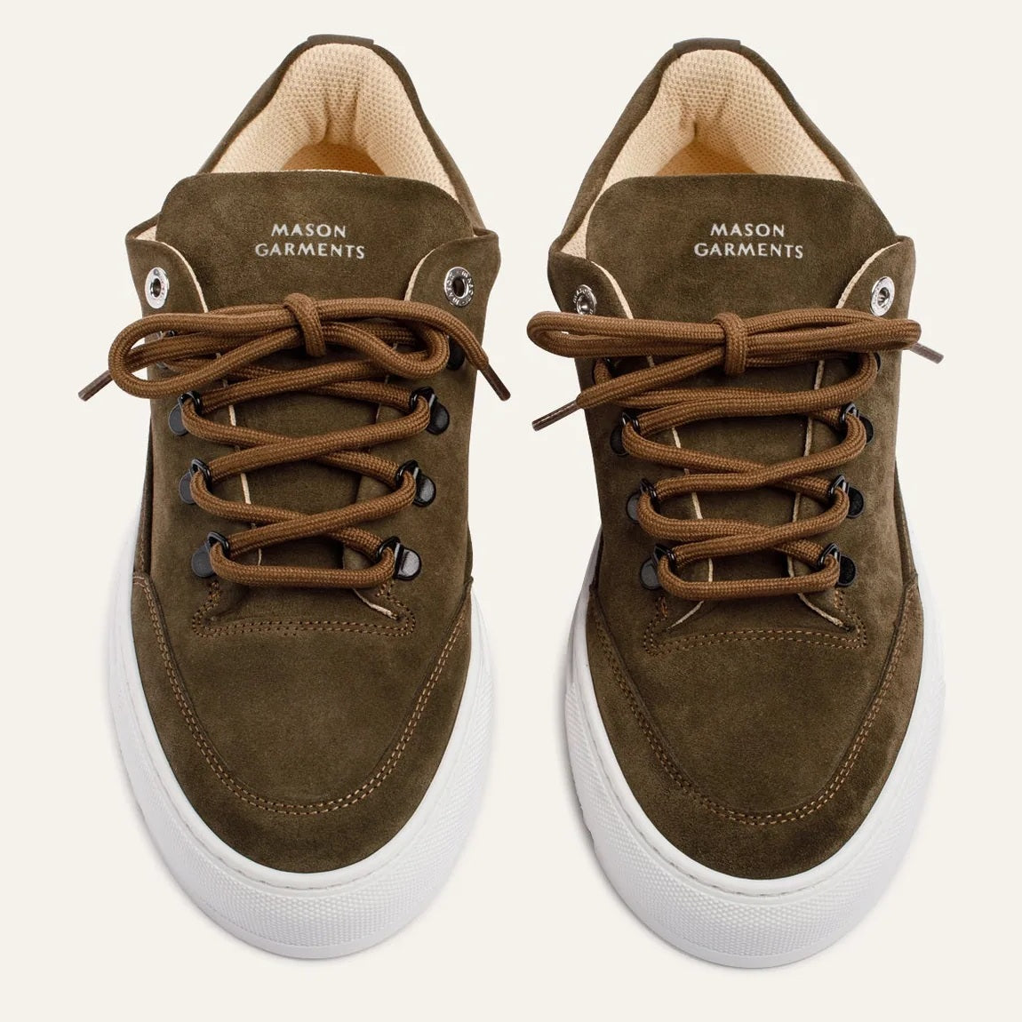 Mason Garments Torino Colorato 15D Sneaker Dunkelgrün