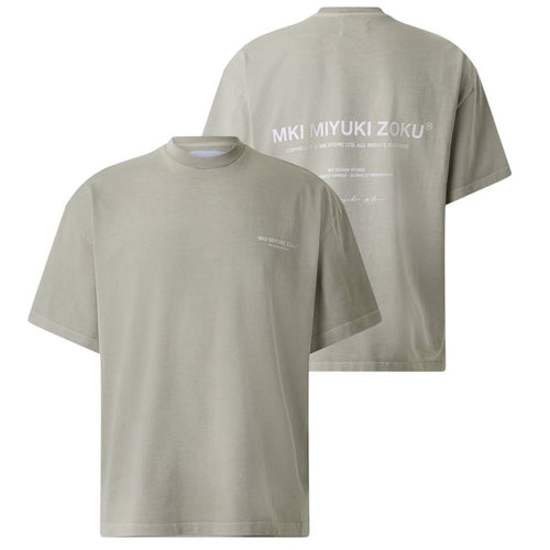 MKI Miyuki Zoku Design Studio Pigment T-shirt Grijs
