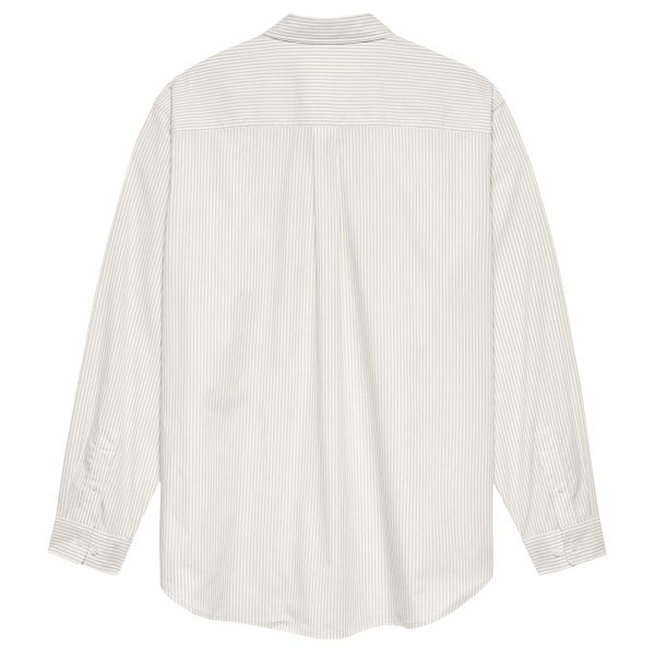 New Amsterdam Surf Association Beach Stripe Overhemd Off White