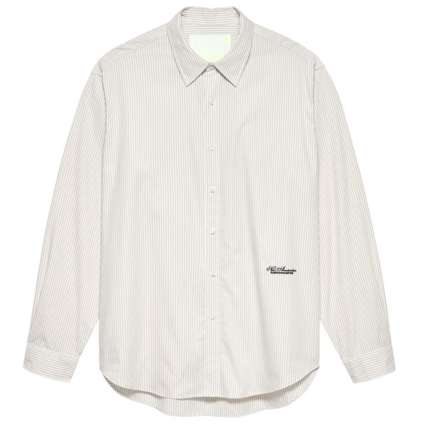 New Amsterdam Surf Association Beach Stripe Overhemd Off White