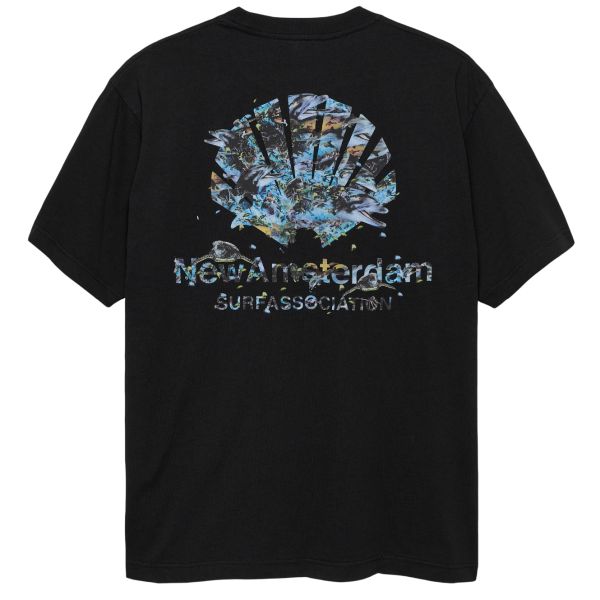 New Amsterdam Surf Association Dolphin T-shirt Zwart