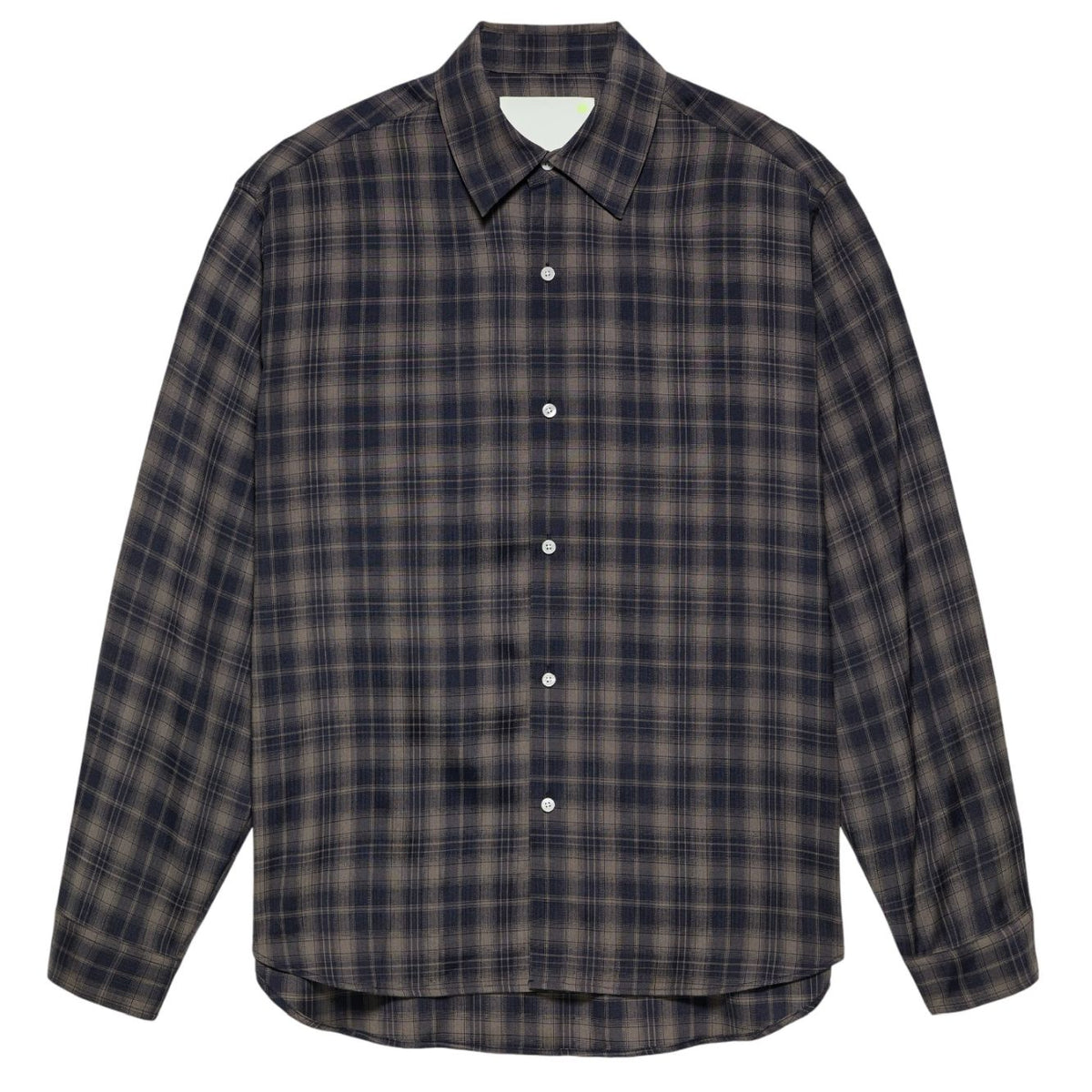 New Amsterdam Surf Association Beach Check Hemd Marine