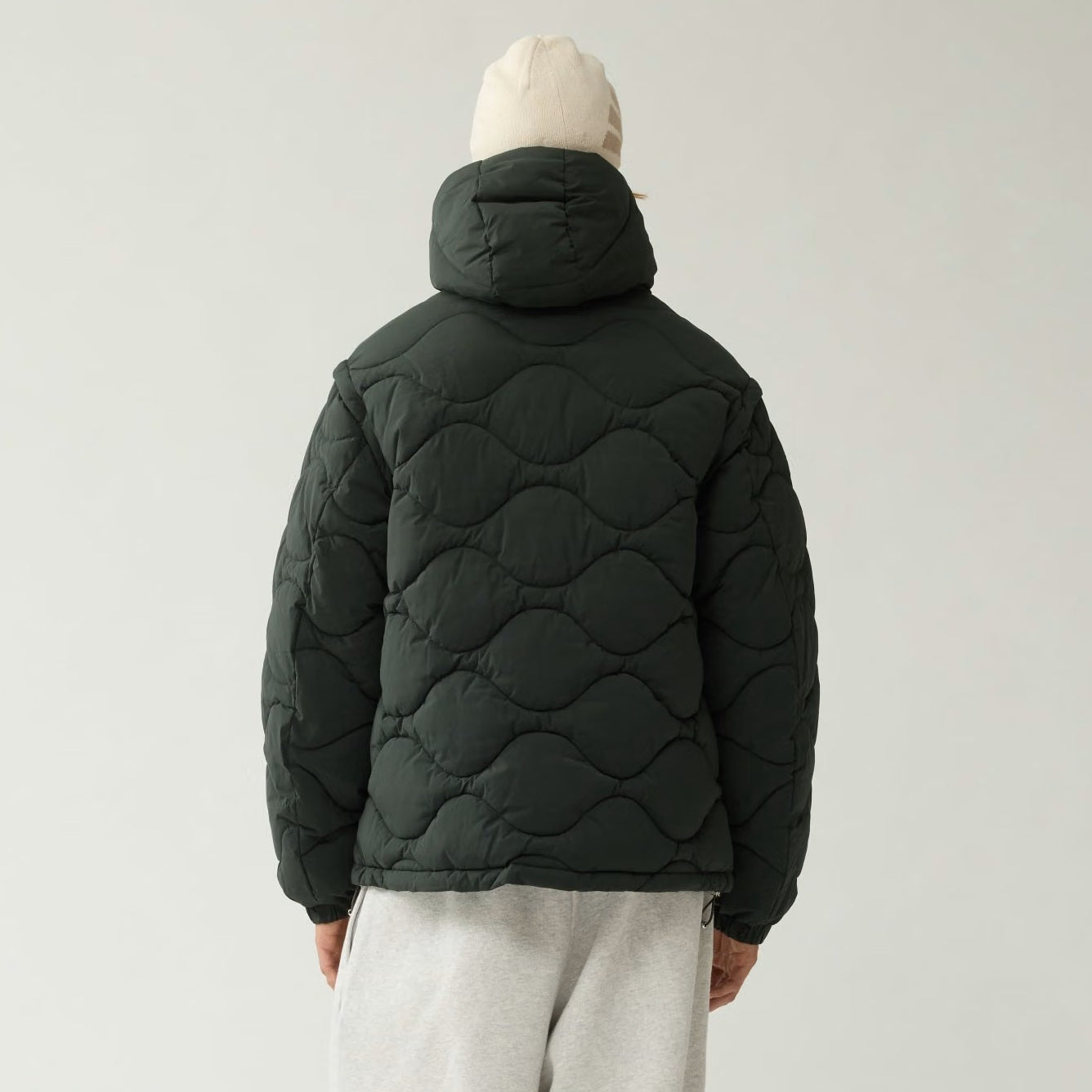 New Amsterdam Surf Association Detachable Jacke Dunkelgrün