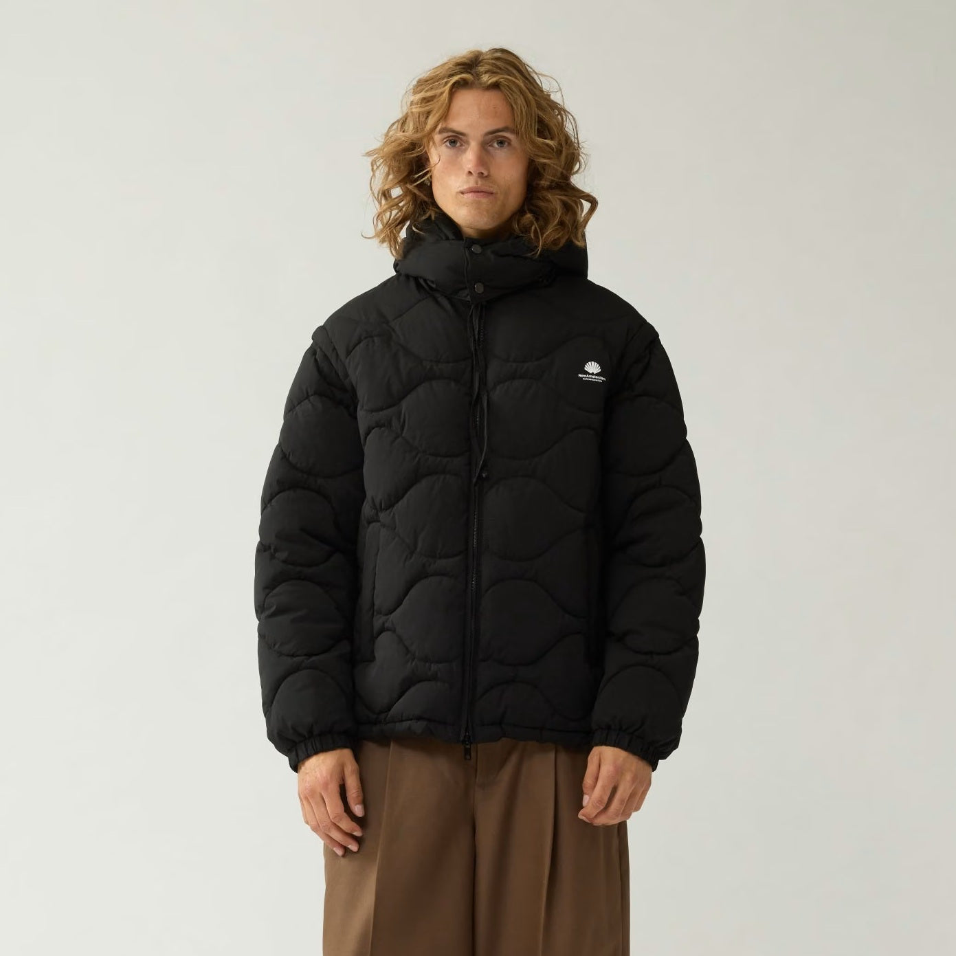 New Amsterdam Surf Association Detachable Jacke Schwarz
