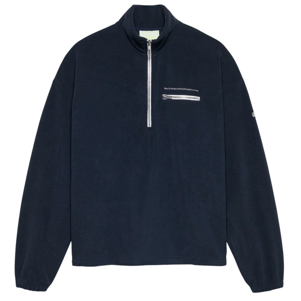 New Amsterdam Surf Association Fleece Half-Zip-Pullover Marine