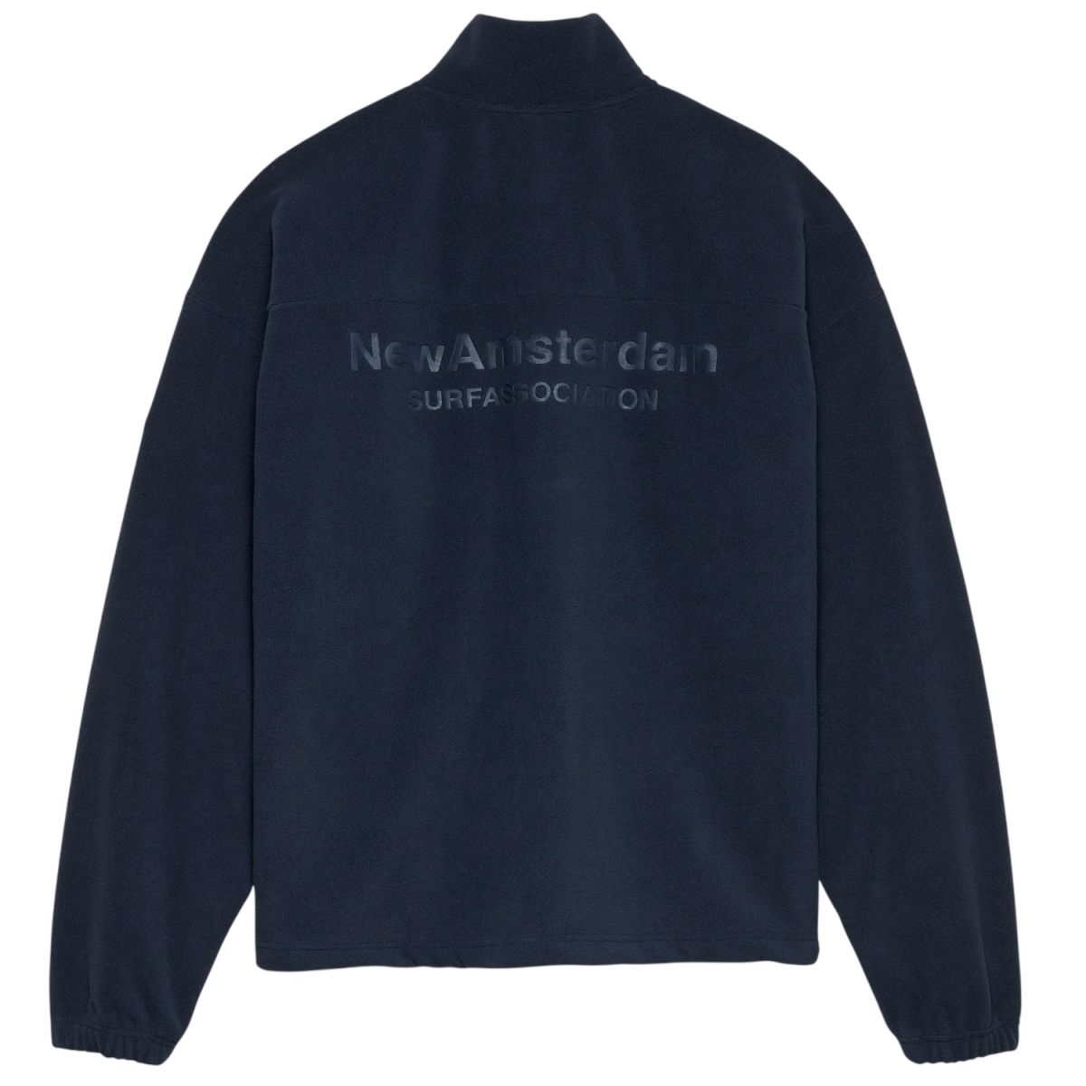 New Amsterdam Surf Association Fleece Half-Zip-Pullover Marine