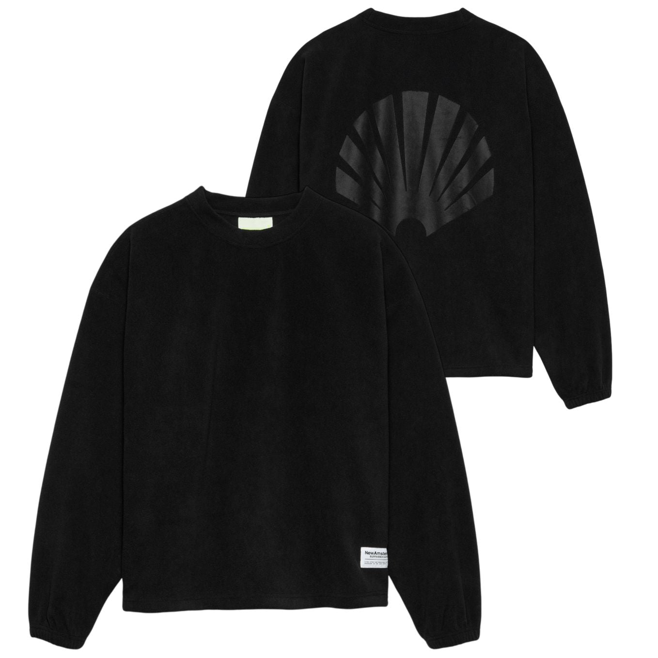 New Amsterdam Surf Association Fleece-Pullover Schwarz