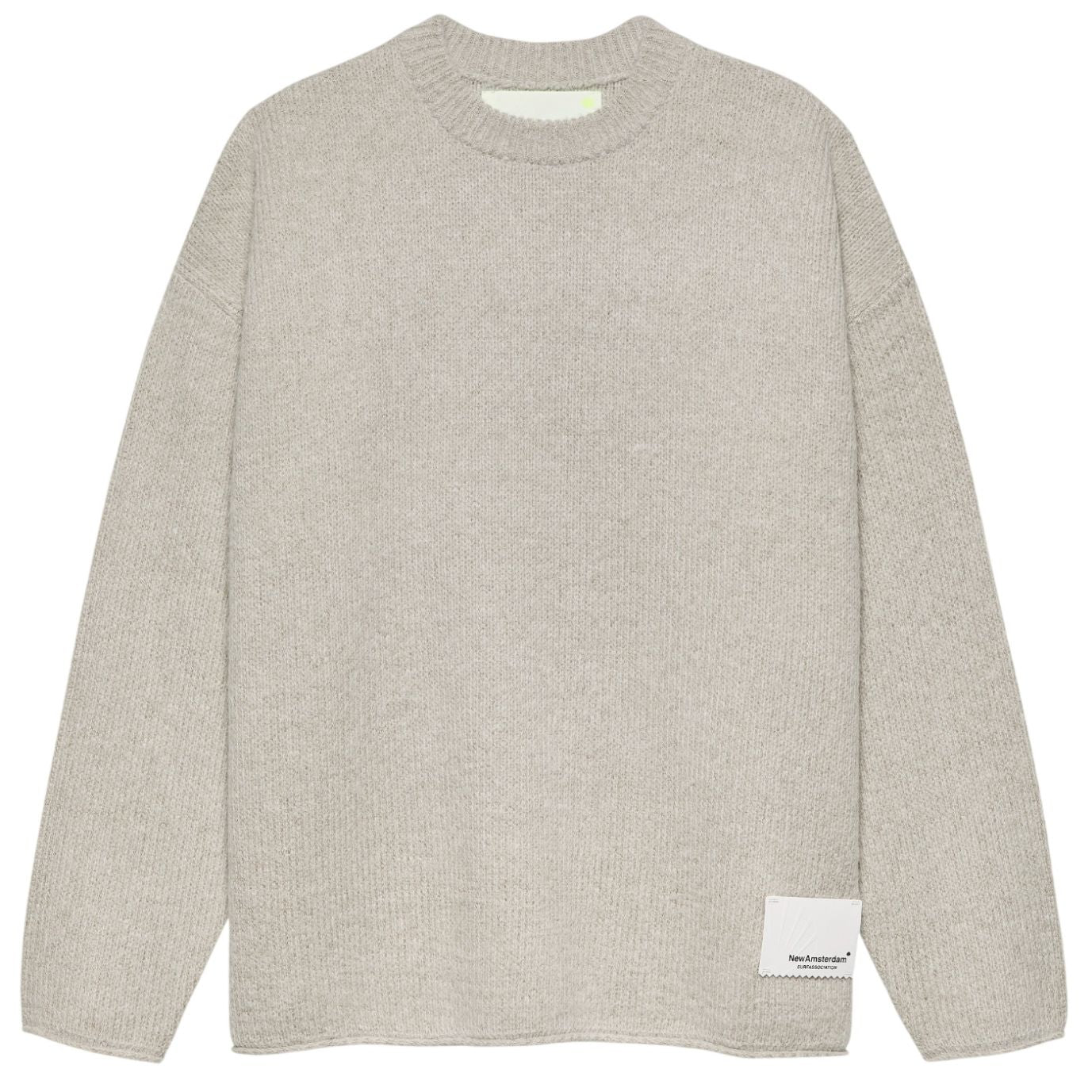 New Amsterdam Surf Association Gestrickter Stamp-Pullover Grau