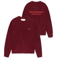 New Amsterdam Surf Association Gestrickter Pullover Bordeaux