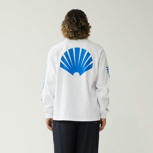 New Amsterdam Surf Association Logo Longsleeve T-shirt Weiß