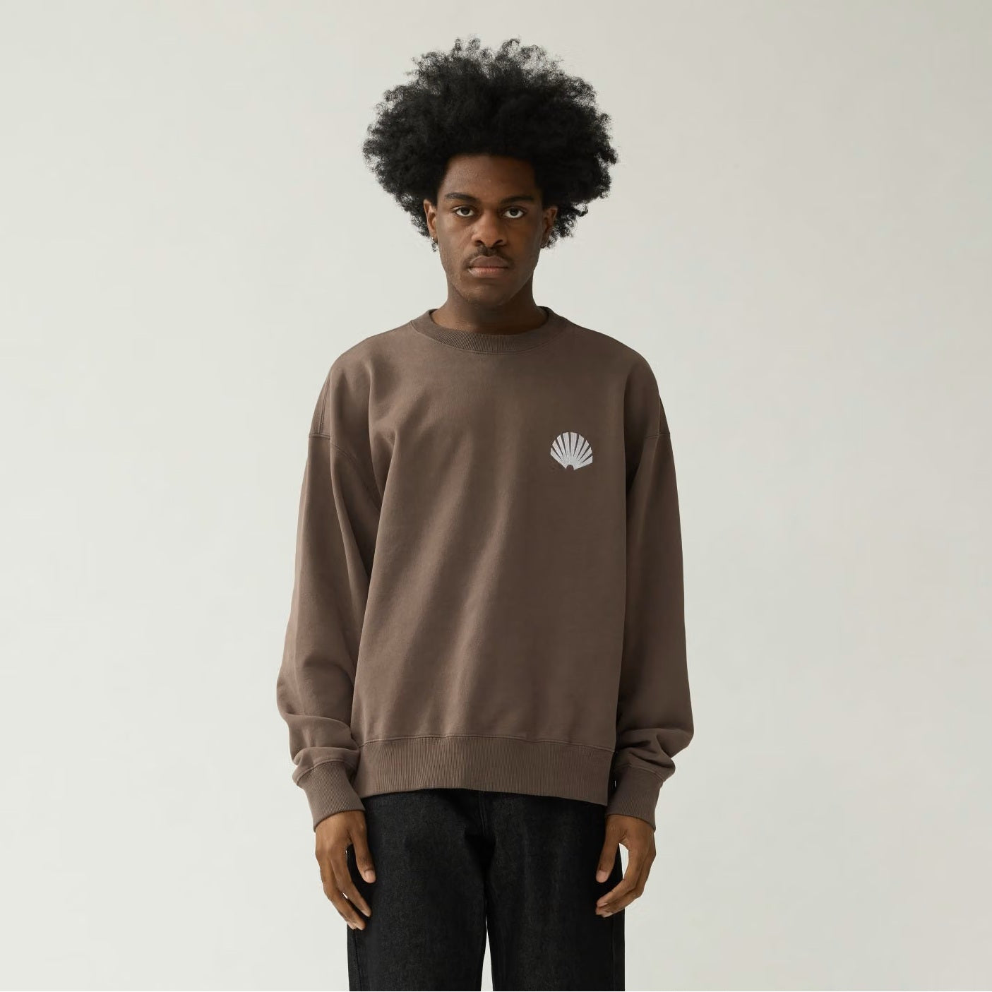 New Amsterdam Surf Association Logo-Pullover Braun