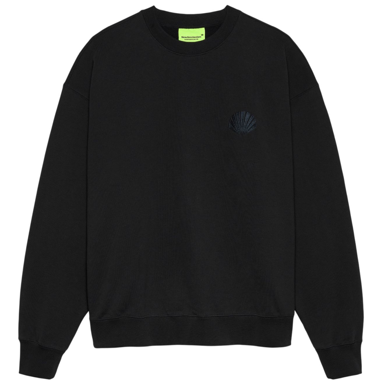 New Amsterdam Surf Association Logo Pullover Schwarz