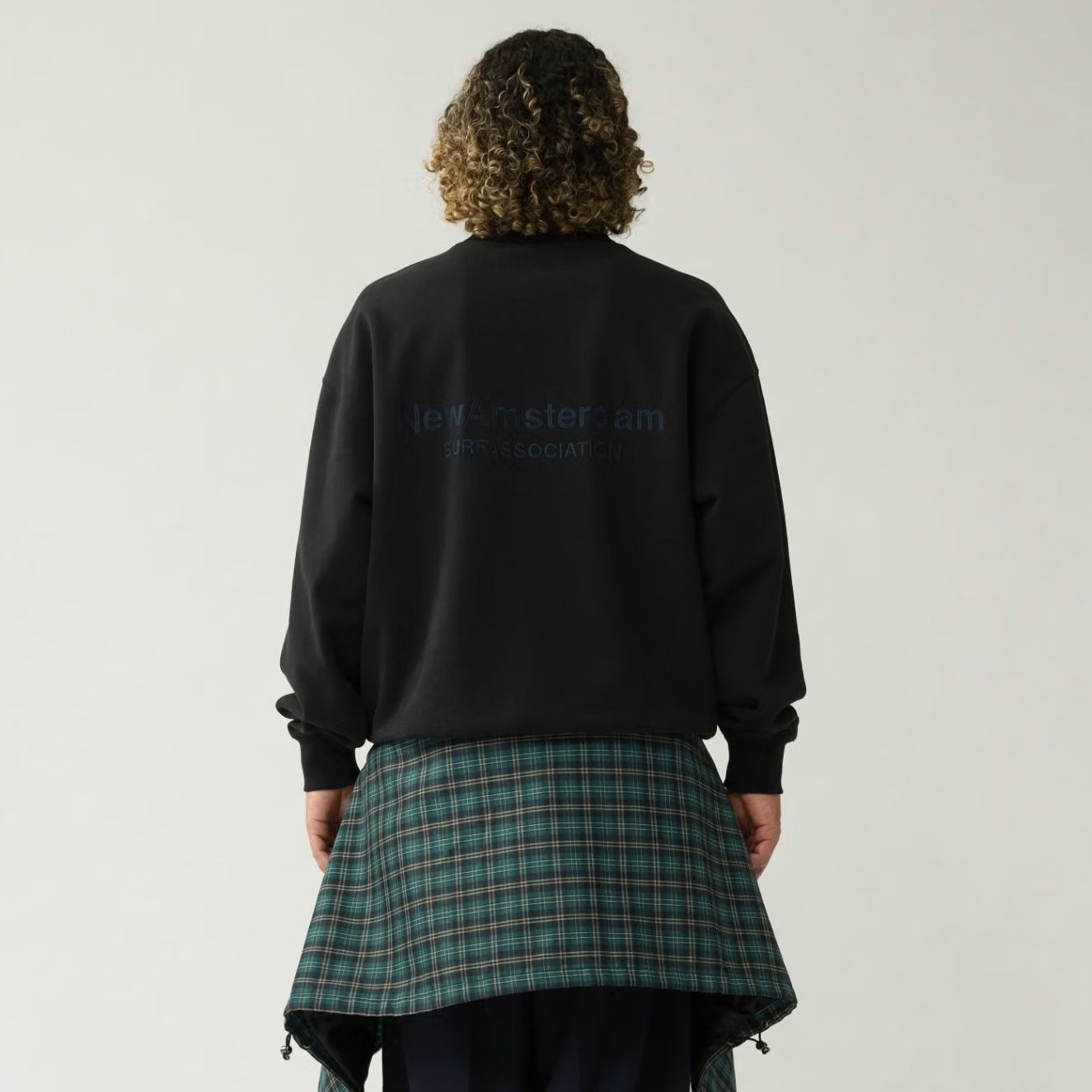 New Amsterdam Surf Association Logo Pullover Schwarz